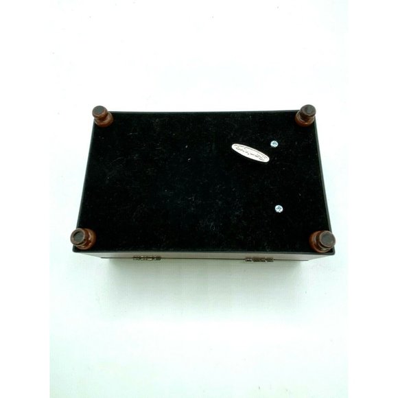 SANKYO COTTAGE GARDEN JEWELRY FLIP TOP MUSIC BOX 4" X 6" Viintage - Picture 5 of 12